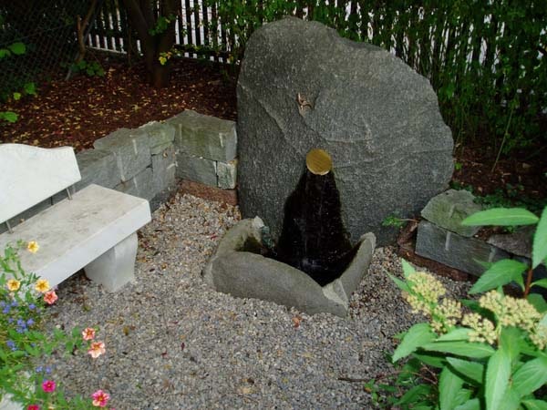 Wasserfall für den Garten